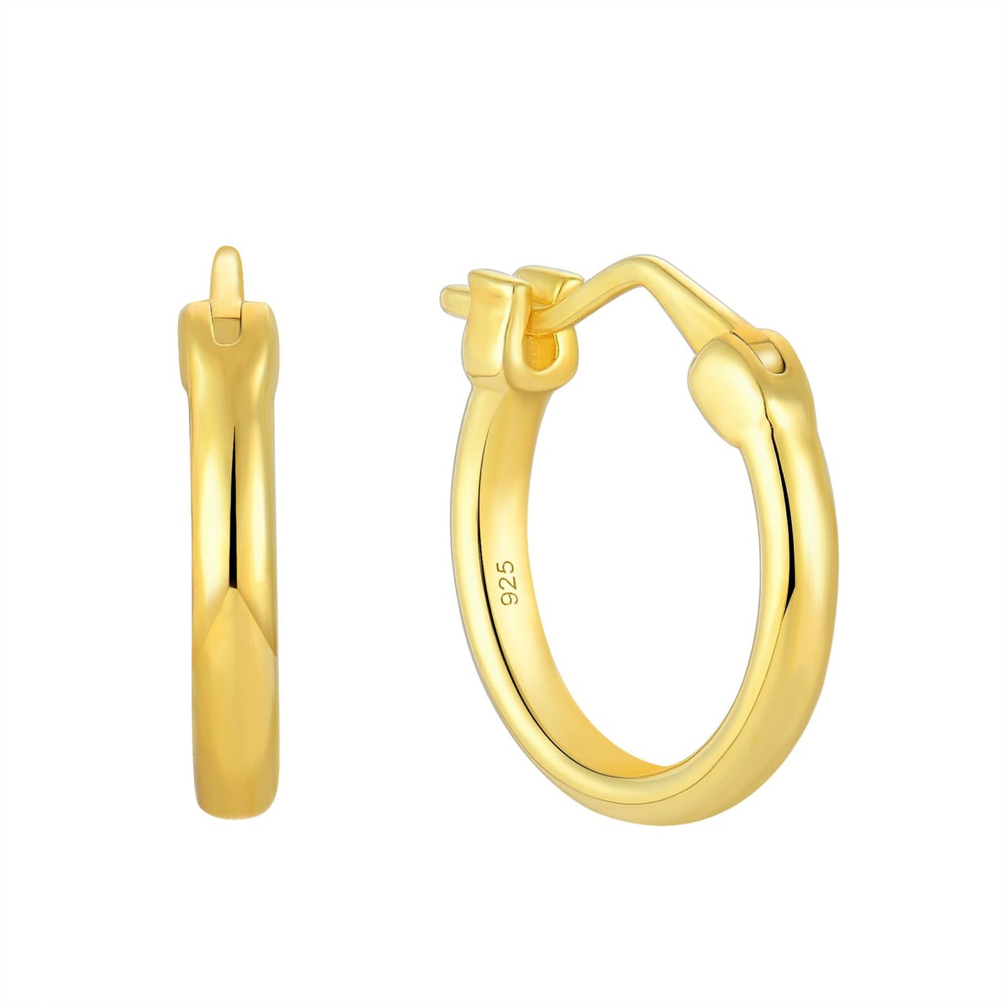 Small Huggie Chunky Hoops