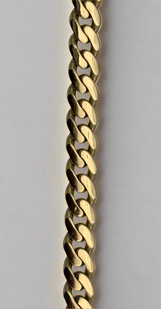 14k Gold Monaco Link 9MM Bracelet