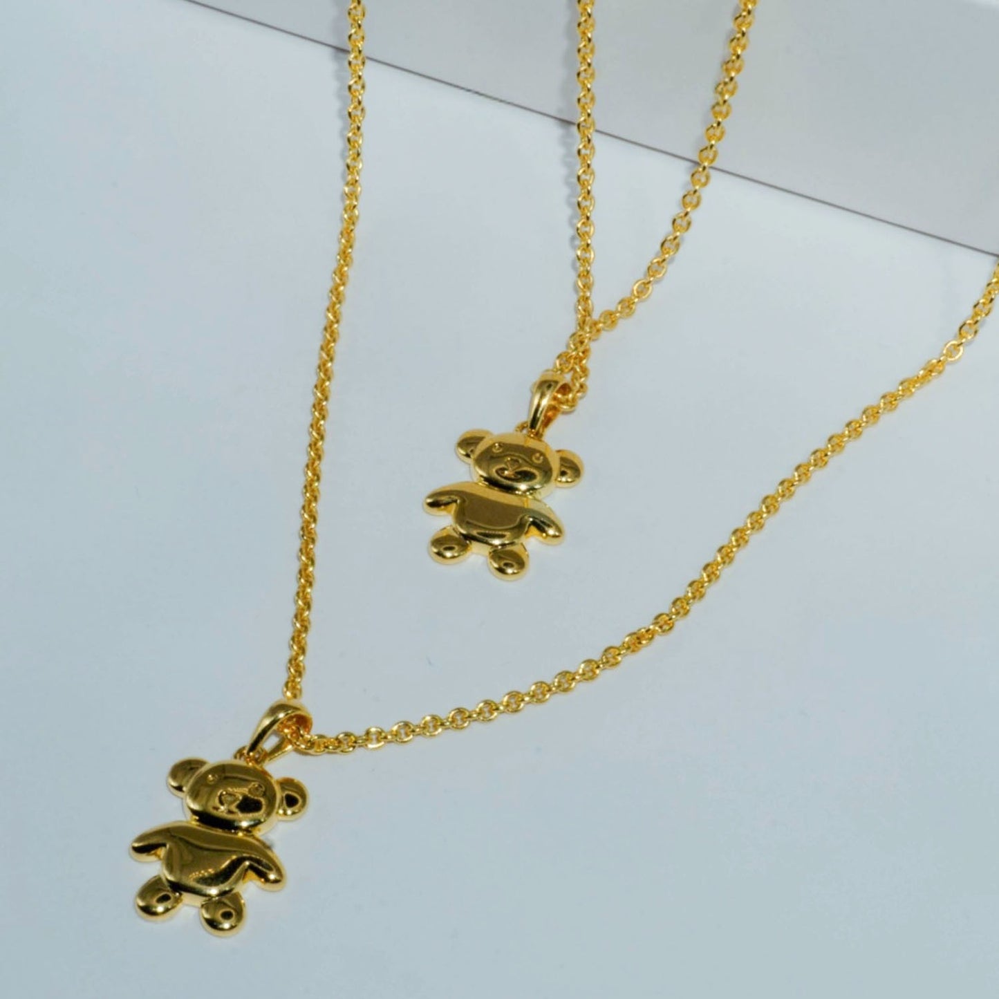 Honey Teddy Bear Necklace