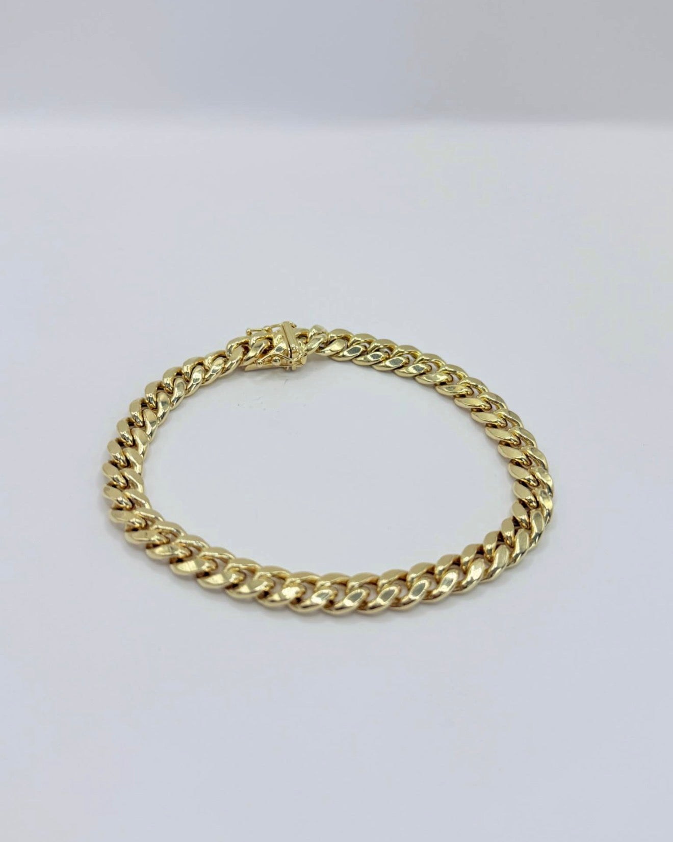 14k Miami Cuban Bracelet