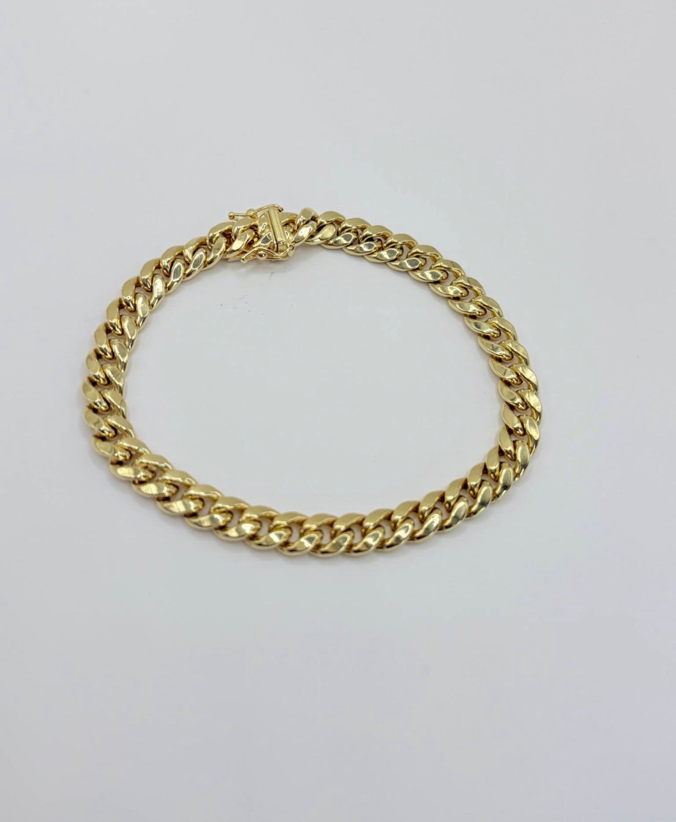 14k Miami Cuban Bracelet