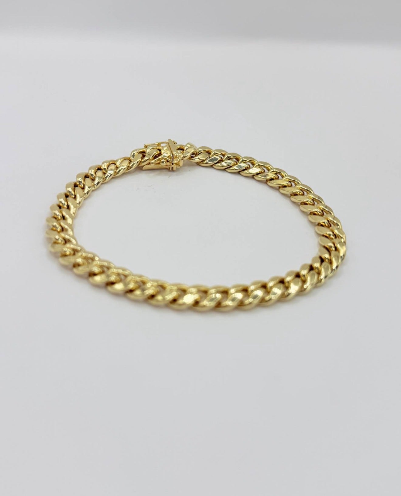 14k Miami Cuban Bracelet
