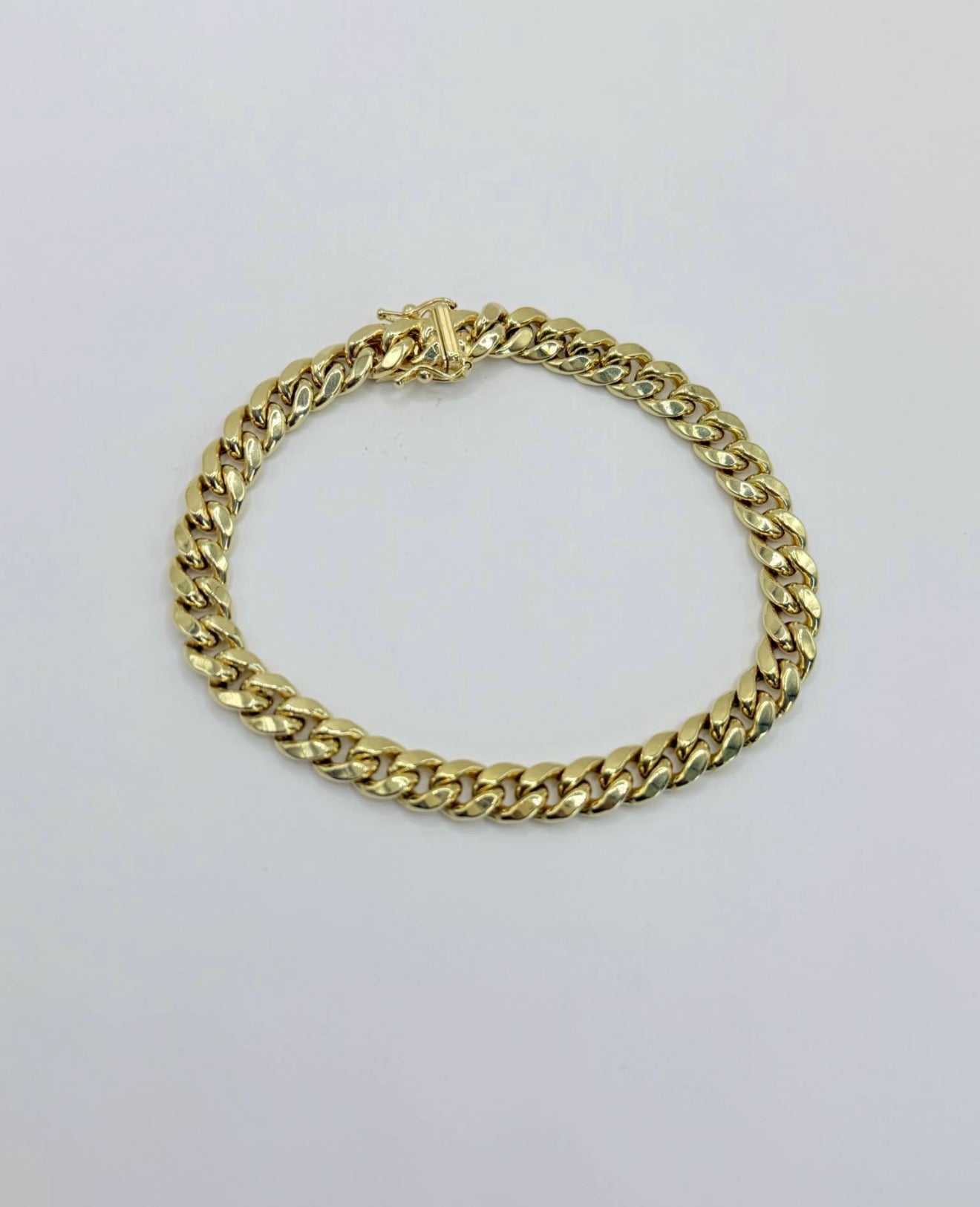 14k Miami Cuban Bracelet