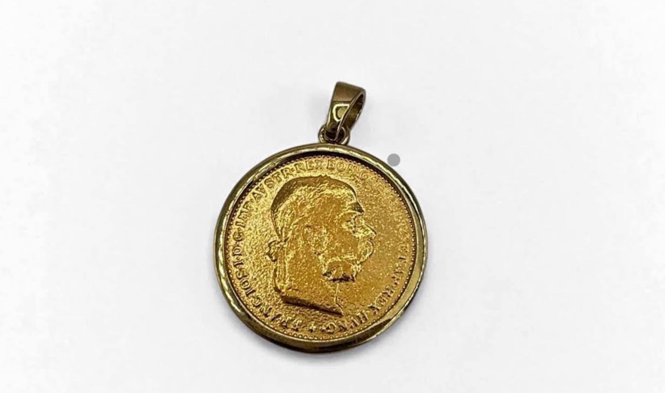 Coin Pendant Austria "1893"