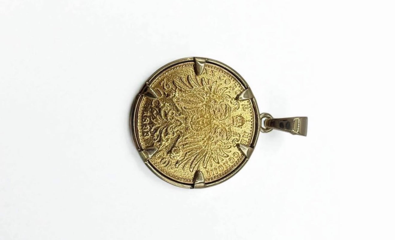 Coin Pendant Austria "1893"