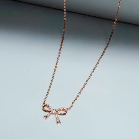 Coquette Bow Necklace