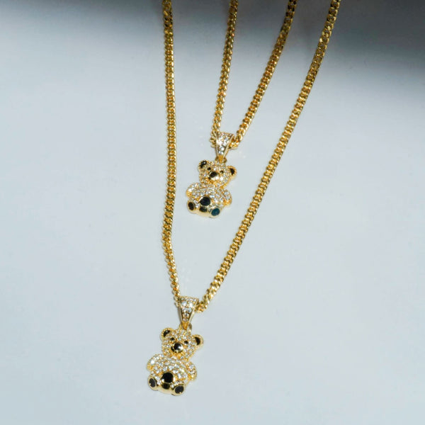 Golden Teddy Necklace
