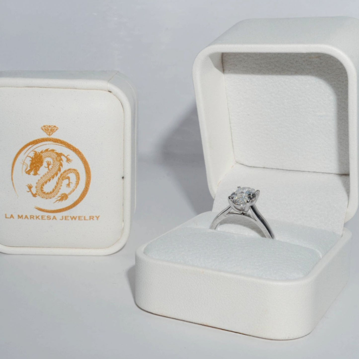 2.05CT Oval Diamond Engagement Ring