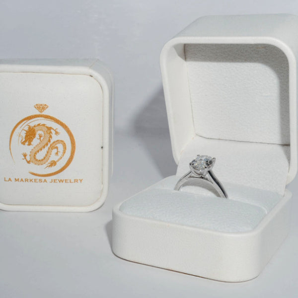 2.05CT Oval Diamond Engagement Ring