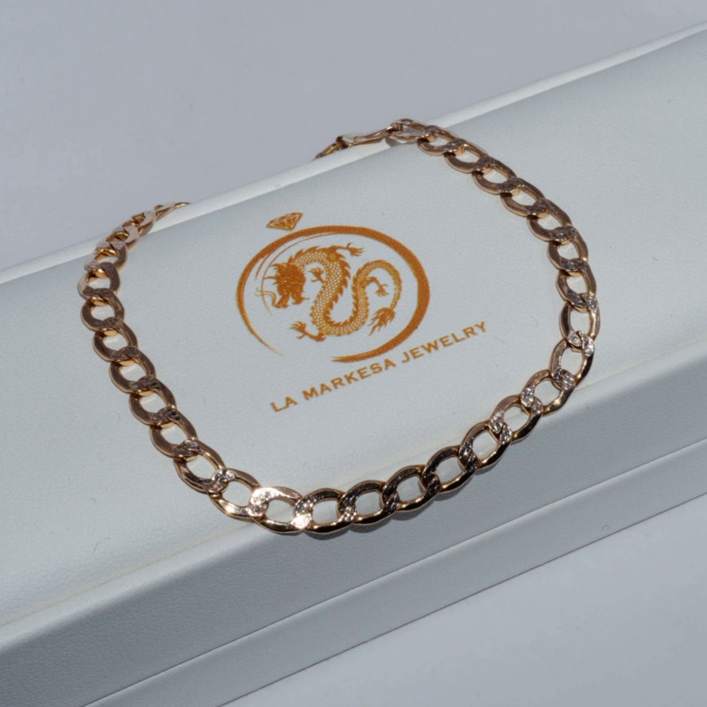 14K Curb Link Bracelet