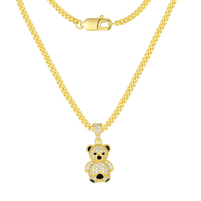 Golden Teddy Necklace