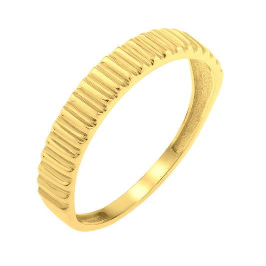 Graduated Ridge Ring in 14K Yellow Gold (1.80 mm)