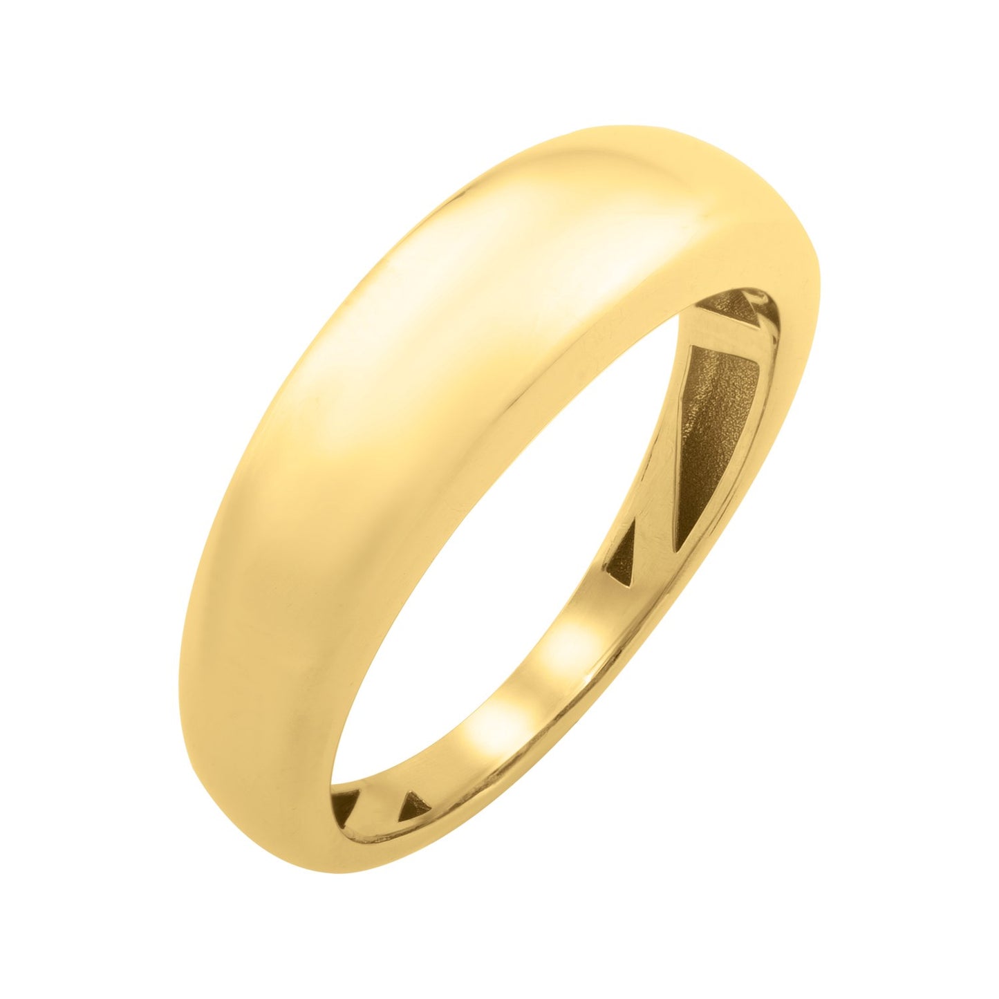 Graduated Dome Ring in 14K Yellow Gold (5.80 mm)