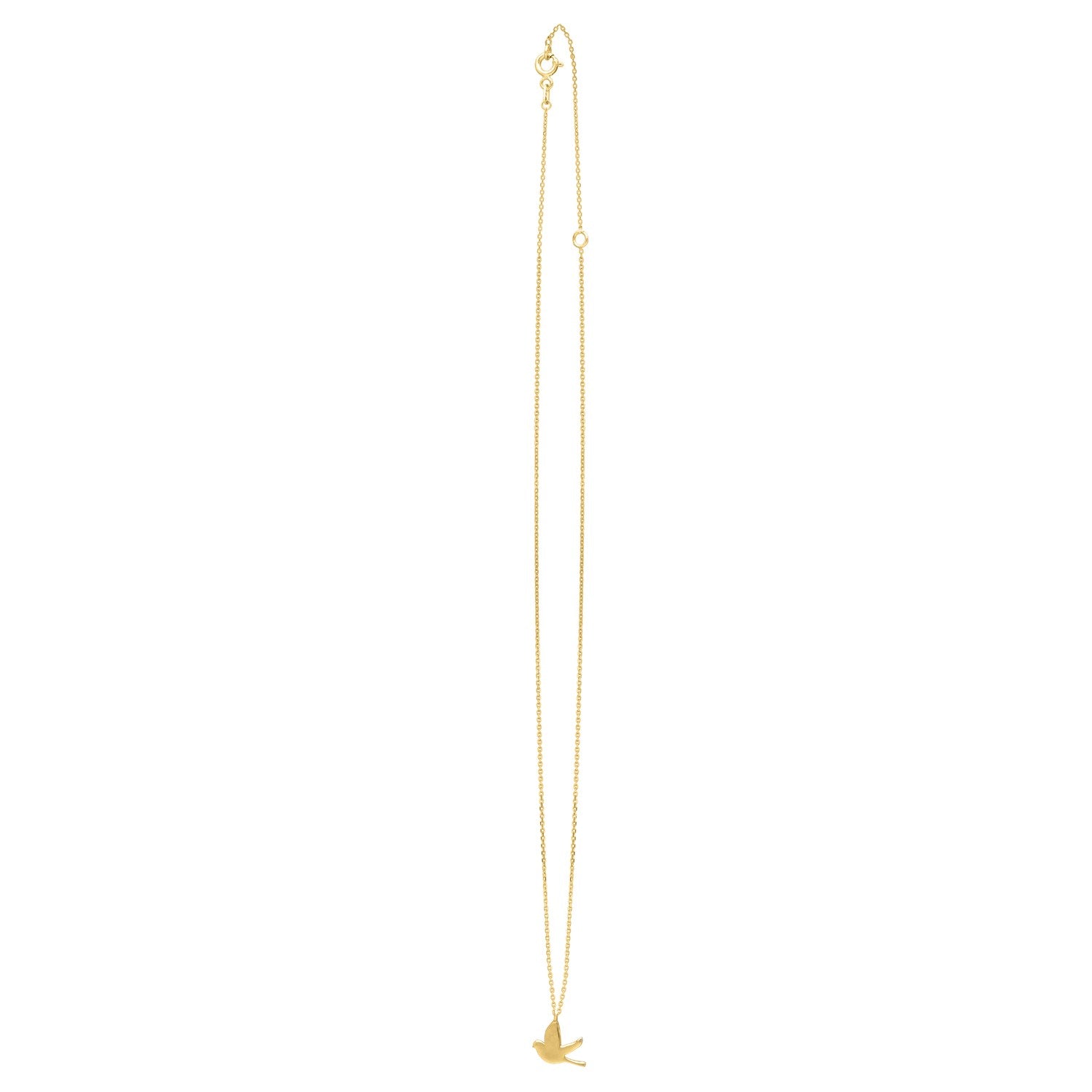 Dove Necklace in 14K Yellow Gold - La Markesa Jewelry