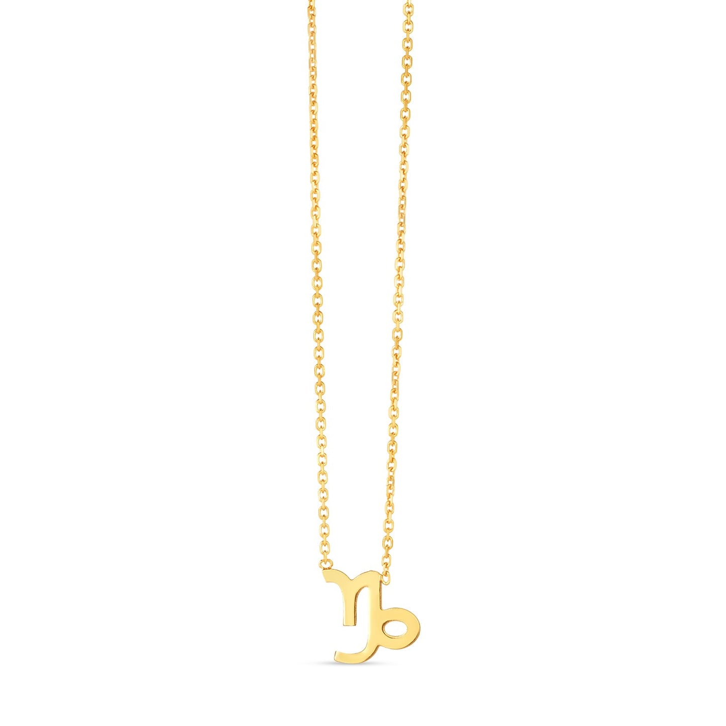 14K Yellow Gold Capricorn Necklace - La Markesa Jewelry