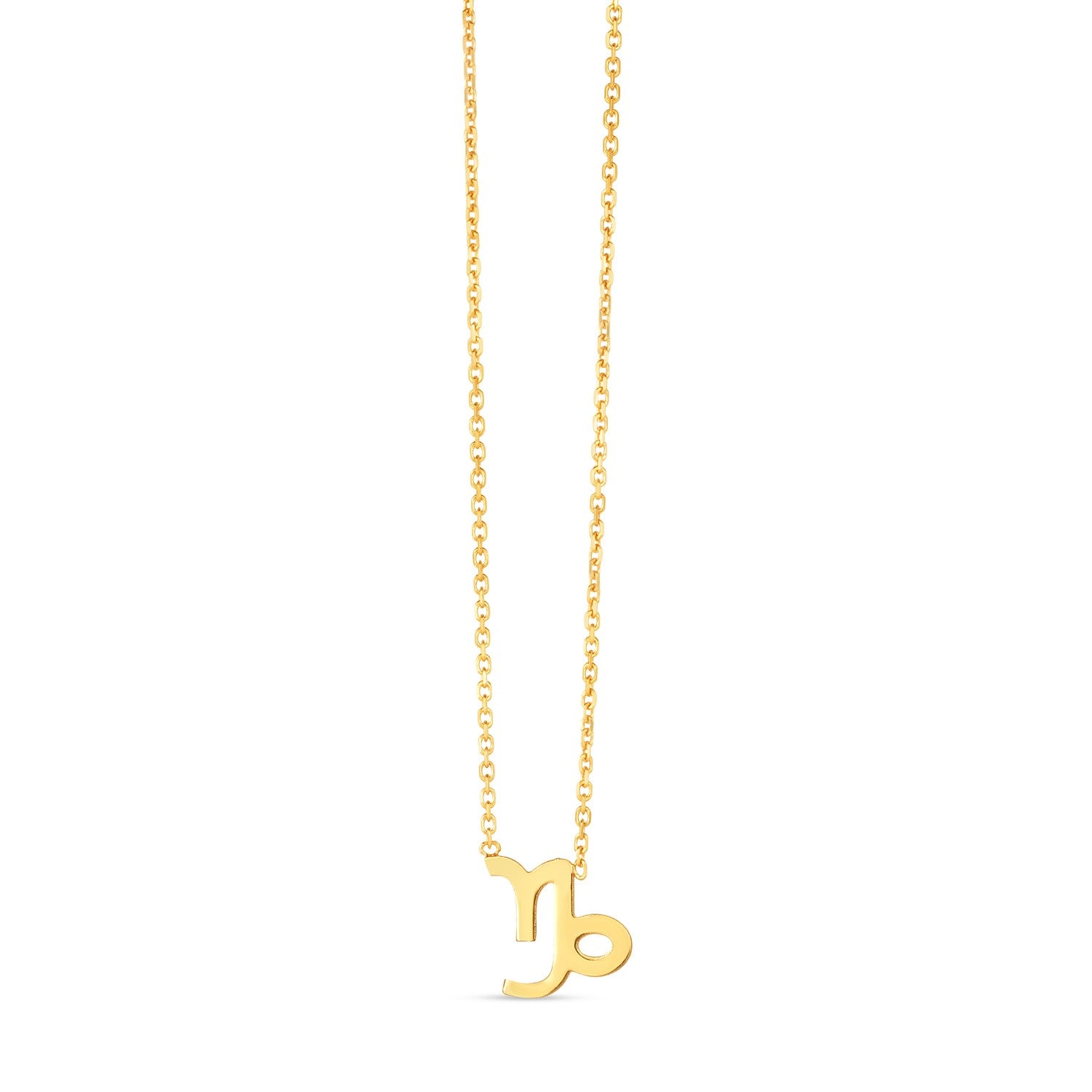 14K Yellow Gold Capricorn Necklace - La Markesa Jewelry