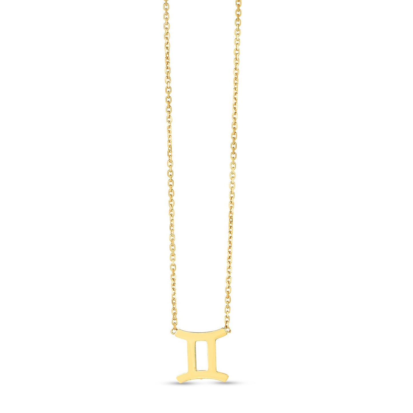 14K Yellow Gold Gemini Necklace - La Markesa Jewelry