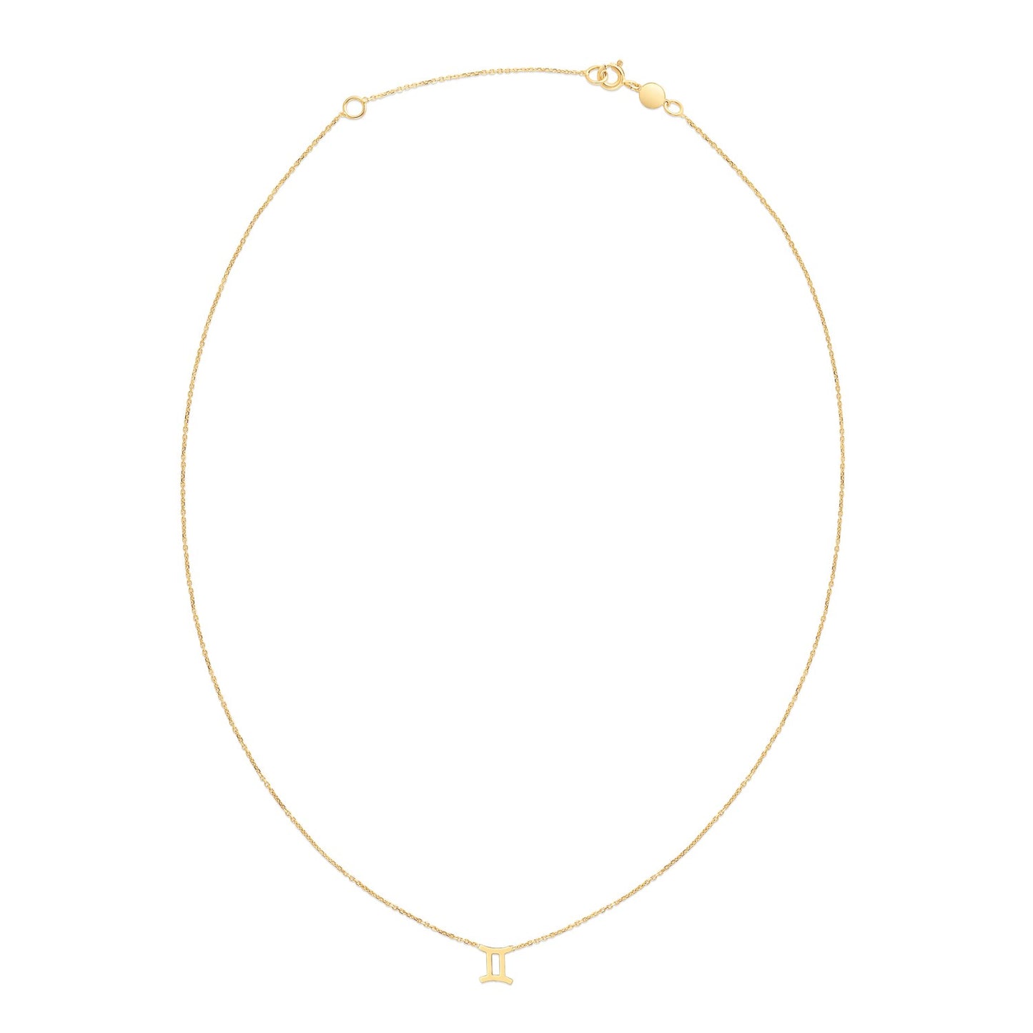 14K Yellow Gold Gemini Necklace - La Markesa Jewelry