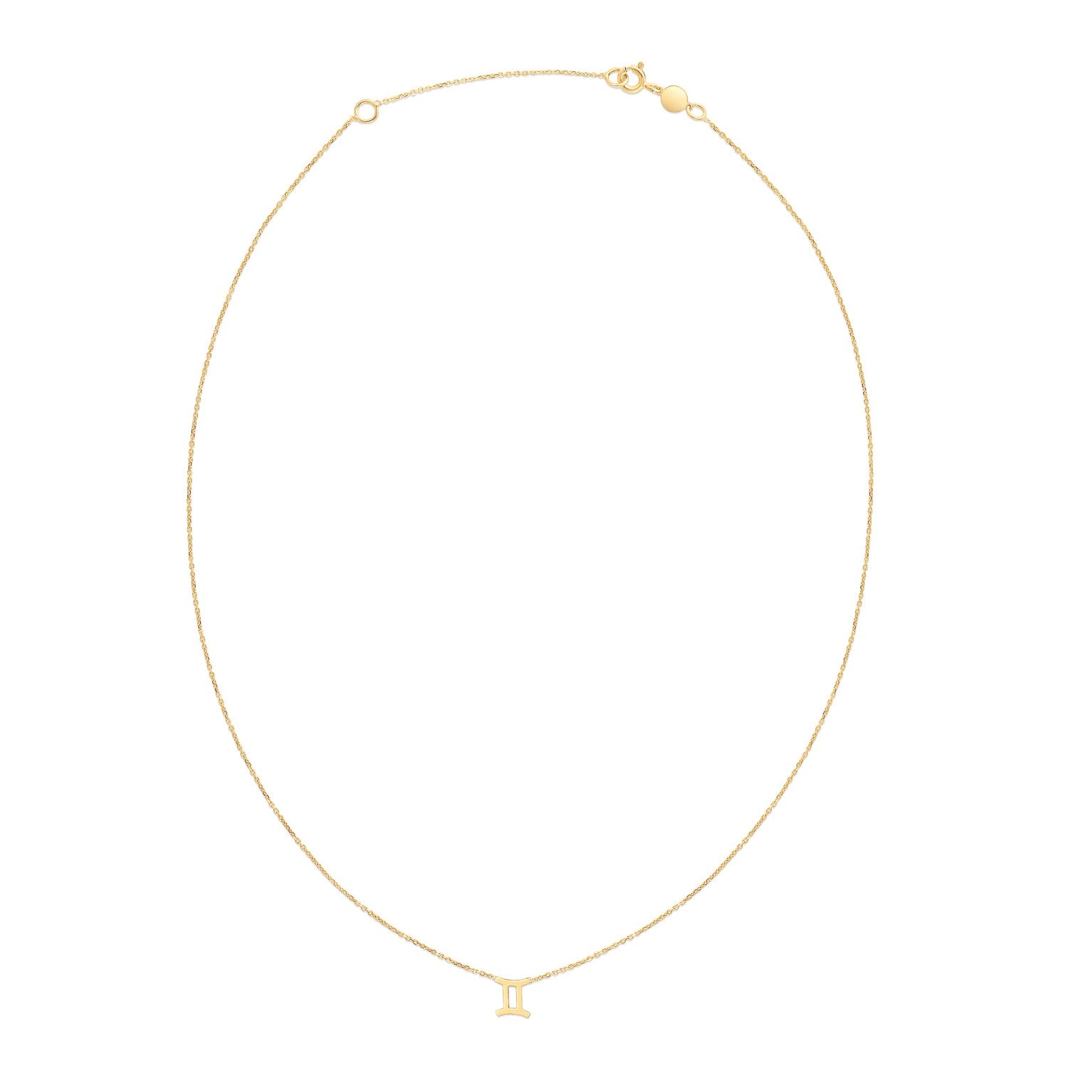 14K Yellow Gold Gemini Necklace - La Markesa Jewelry