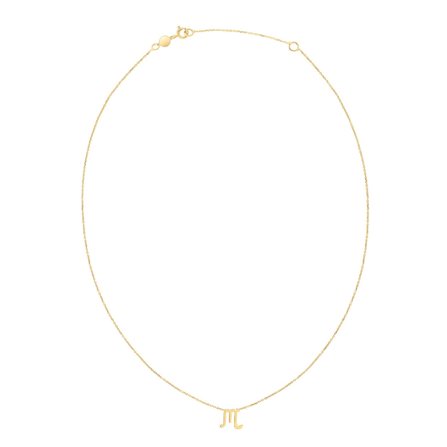 14K Yellow Gold Scorpio Necklace - La Markesa Jewelry