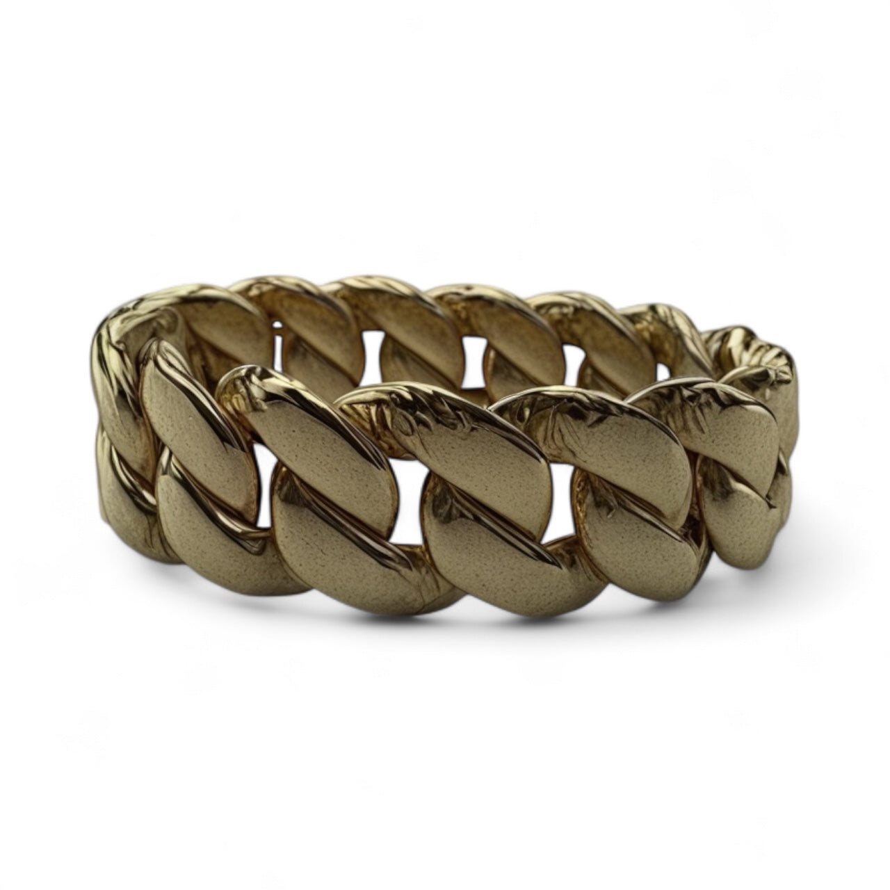 14k Solid Cuban Ring