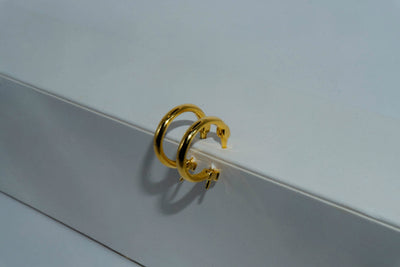 Small Huggie Chunky Hoops