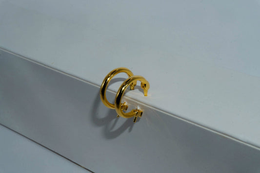 Small Huggie Chunky Hoops