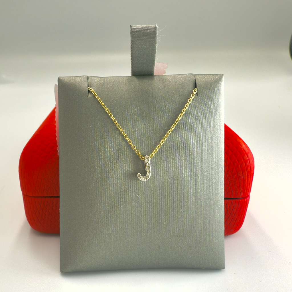 Diamond Letter Necklace