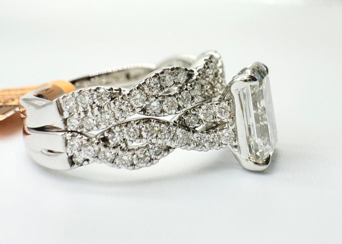 2.75 carat Emerald Lab Grown Diamond